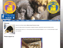 Tablet Screenshot of meliosanimalprotection.com